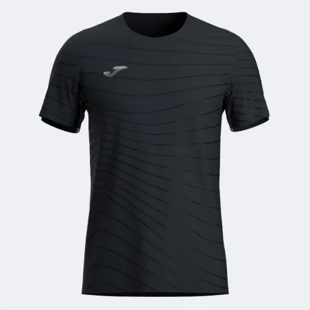 T-shirt manches courtes r-night noir - JOMA