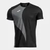 T-shirt manches courtes torneo noir antracita - JOMA