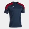 T-shirt manches courtes championship viii dark navy rouge - JOMA