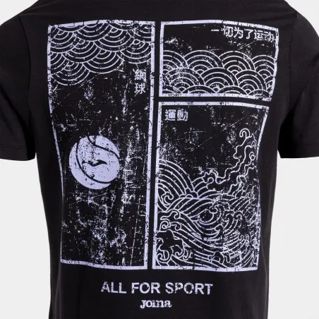 T-shirt manches courtes challenge noir - JOMA