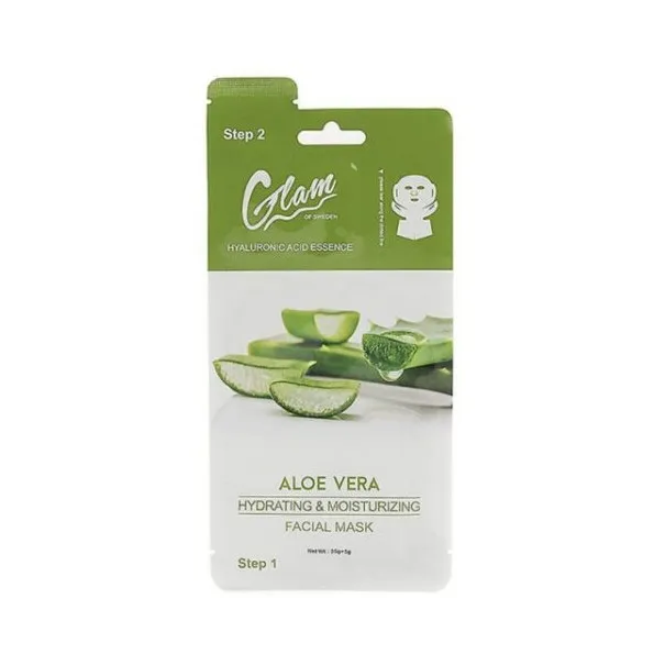 Glam Of Sweden – Masque Tissu Visage Aloe Vera - Glam Of Sweden