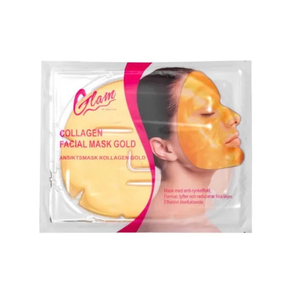 Glam Of Sweden – Masque Tissu Visage Gold - Glam Of Sweden