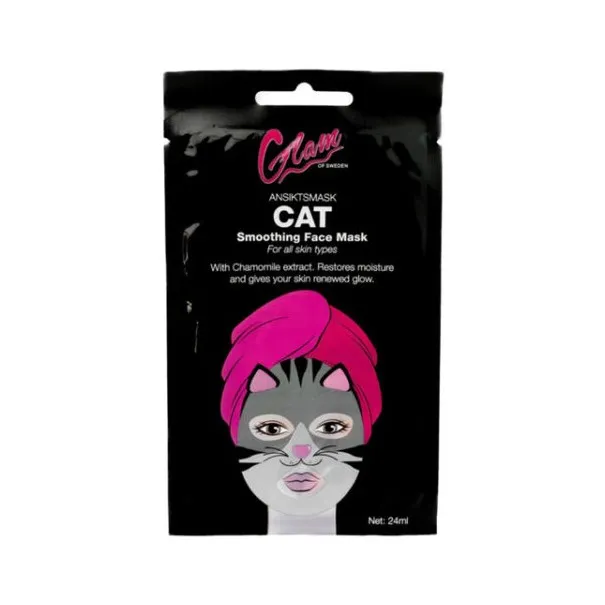Glam Of Sweden – Masque Tissu Visage Smoothing Camomille Cat - Glam Of Sweden