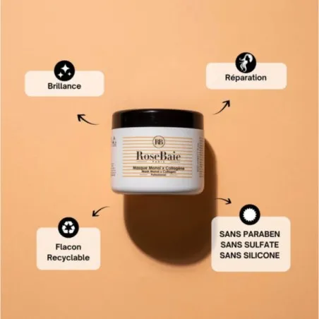 Rosebaie – Masque Monoi Collagene - ROSE BAIE