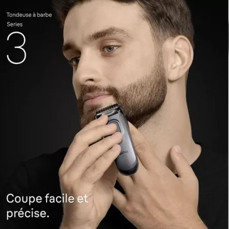 Tondeuse à Barbe BRAUN Série 3 BT3560 Rechargeable - BRAUN
