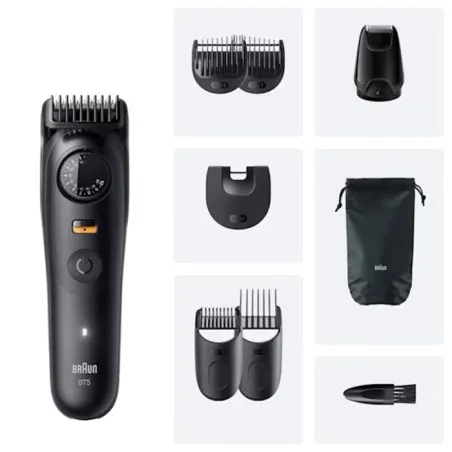 Tondeuse à Barbe Braun Rechargeable 7en1 Série 5 BT5560 Noir - BRAUN