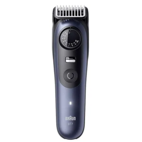Braun Tondeuse A Barbe Homme Series 7, BT7520, Bleu, + 6 Outils de Barbier, 40 Longueurs - BRAUN