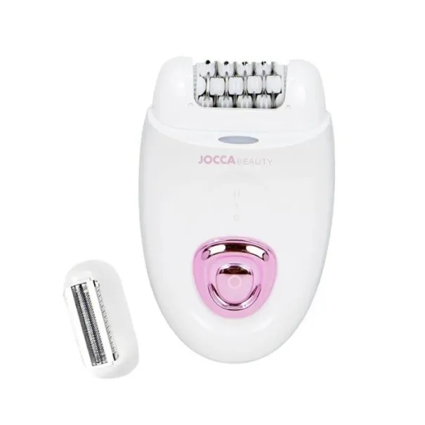 Épilateur Rechargeable 2EN1 JOCCA 2355 - Blanc&Rose - JOCCA