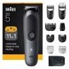 Tondeuse Multifonction 11EN1 BRAUN AIO5560 Rechargeable - Noir - BRAUN