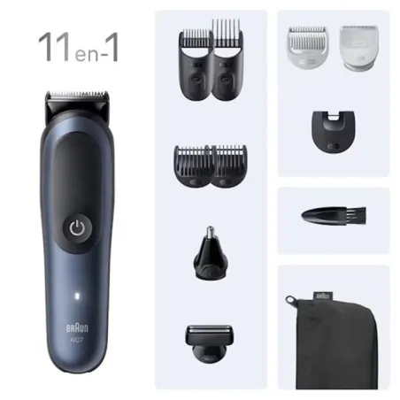 Tondeuse Multifonction Series 7 Braun AIO7540 Bleu - BRAUN