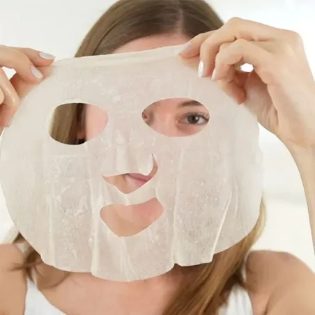 Masque Visage Tissu EVOLUDERM  VITAMINE C BOOSTER D'ÉCLAT - EVOLUDERM