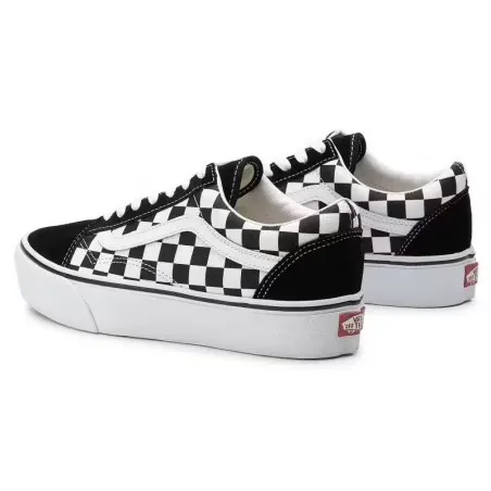 Old Skool Platform Checkerboard – noir/blanc - VANS