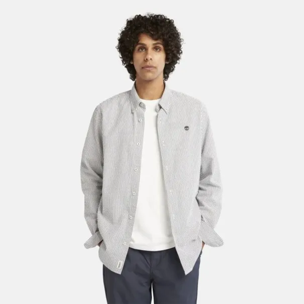 Chemise Homme TIMBERLAND LS STRIPED YD SEERSUCKER SHIRT TB0A2DD6B681 - TIMBERLAND