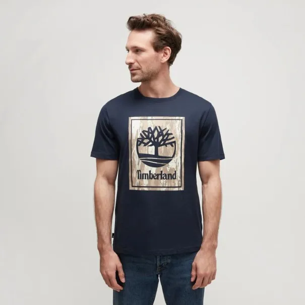 T-shirt Homme TIMBERLAND  STACK LOGO CAMO SHORT SLEEVE TEE TB0A5UBF4331 - TIMBERLAND
