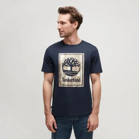 T-shirt Homme TIMBERLAND  STACK LOGO CAMO SHORT SLEEVE TEE TB0A5UBF4331 - TIMBERLAND