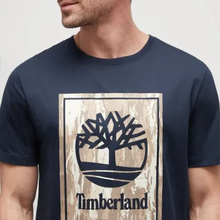 T-shirt Homme TIMBERLAND  STACK LOGO CAMO SHORT SLEEVE TEE TB0A5UBF4331 - TIMBERLAND