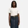 T-shirt Femme TIMBERLAND DUNSTAN SHORT SLEEVE TEE VINTAGE WHITE TB0A6ATECM91 - TIMBERLAND