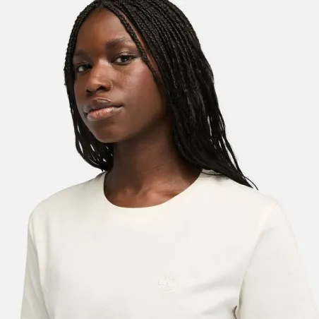 T-shirt Femme TIMBERLAND DUNSTAN SHORT SLEEVE TEE VINTAGE WHITE TB0A6ATECM91 - TIMBERLAND