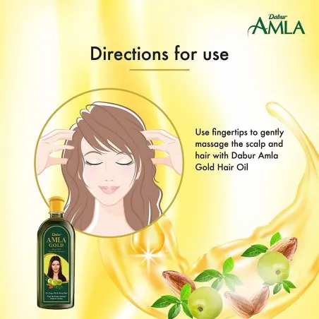 Dabur Amla – Huile Capillaire Dabur Amla Gold 100ml - Dabur Amla