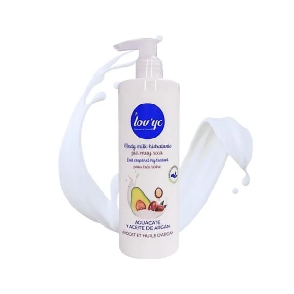 Lov’Yc – Lotion Corporelle Hydratante À L’Avocat Et À L’Huile D’Argan Peaux Très Sèches 400 ml - LOV’YC