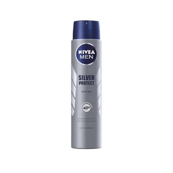 Nivea – Déodorant Homme Silver Protect 48H Anti-Transpirante 150 ml - NIVEA