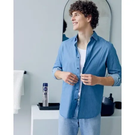 Nivea – Déodorant Homme Silver Protect 48H Anti-Transpirante 150 ml - NIVEA