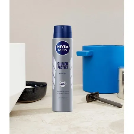 Nivea – Déodorant Homme Silver Protect 48H Anti-Transpirante 150 ml - NIVEA