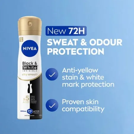 Nivea – Invisible Black & White Silky Smooth - NIVEA