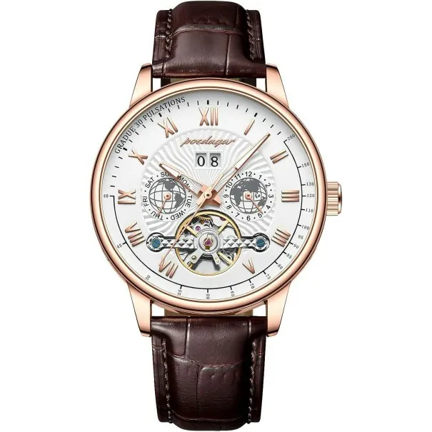 Montre Homme POEDAGAR  1409 MARRON - POEDAGAR