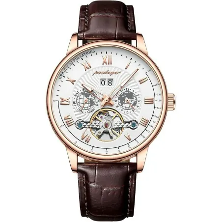 Montre Homme POEDAGAR  1409 MARRON - POEDAGAR