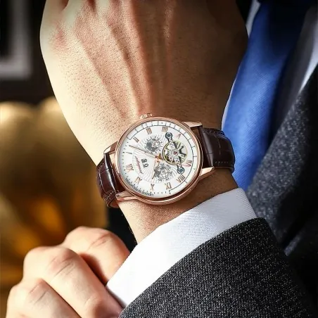 Montre Homme POEDAGAR  1409 MARRON - POEDAGAR