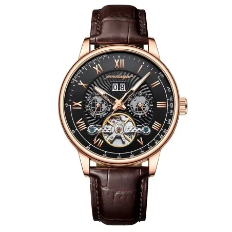 Montre Homme POEDAGAR  1409 MARRON - POEDAGAR