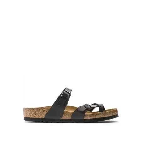Mules Femmes BIRKENSTOCK Mayari Birko-Flor Sandale Pantoufle Tongs Noir 71791 - BIRKENSTOCK