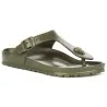 Mules Femmes BIRKENSTOCK Gizeh Eva In Khaki | Regular Fit Beach Rubber Sandals 128221 - BIRKENSTOCK