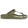 Mules Femmes BIRKENSTOCK Gizeh Eva In Khaki | Regular Fit Beach Rubber Sandals 128221 - BIRKENSTOCK