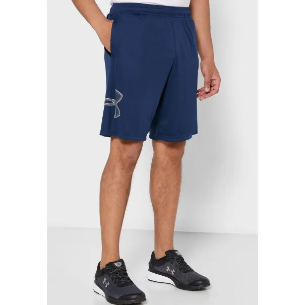Short de sport Homme UNDER ARMOUR Tech Graphic Short  1306443-409 - UNDER ARMOUR