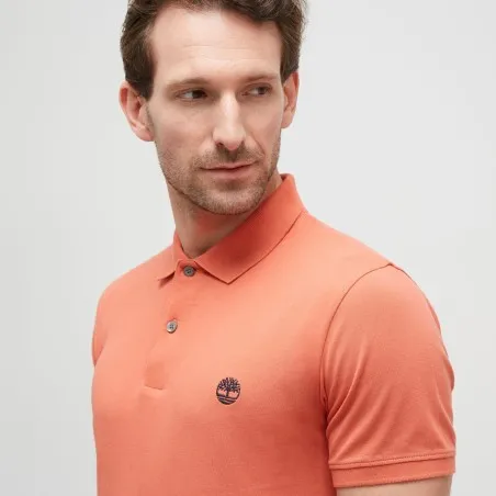 Polo manches courtes stretch pour homme - TIMBERLAND