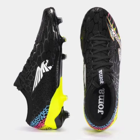 Chaussures de sport Homme GOL 2401 Noir Jaune Fluo FIRM GROUND - JOMA