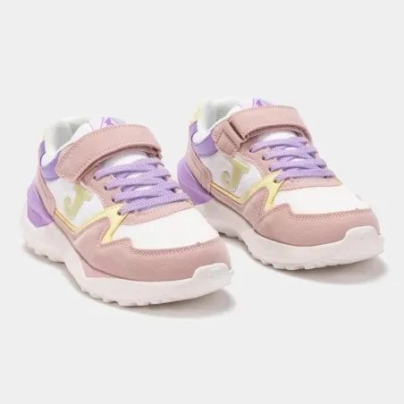 Basket Casual Enfant 3080 2532 Blanc Rose - JOMA