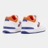 Basket Casual Enfant J.TORNADO 2508 Blanc Orange - JOMA