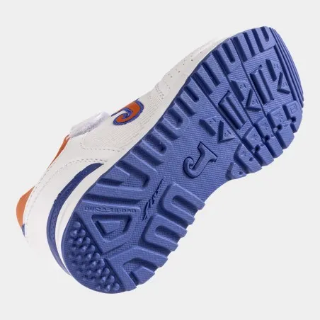 Basket Casual Enfant J.TORNADO 2508 Blanc Orange - JOMA