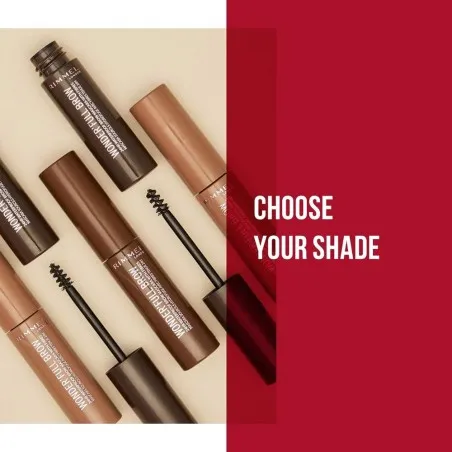 Gel Sourcils RIMMEL  WONDERFULL DE RIMMEL LONDON 002 MEDIUM - Rimmel