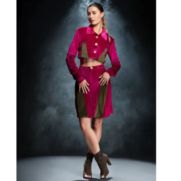Ensembles Tresors de mimi  SET CYRA FUSHIA - Tresors de mimi
