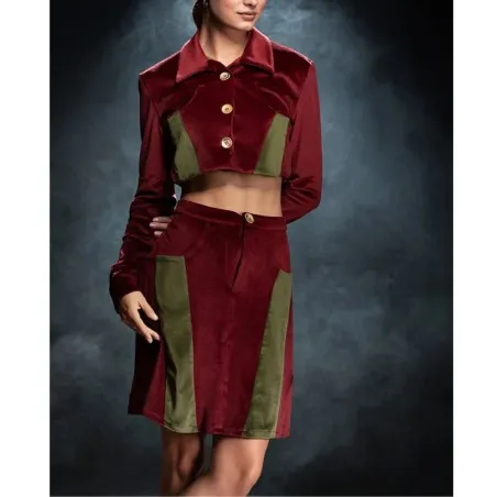 Ensembles Tresors de mimi  SET CYRA BORDEAUX - Tresors de mimi