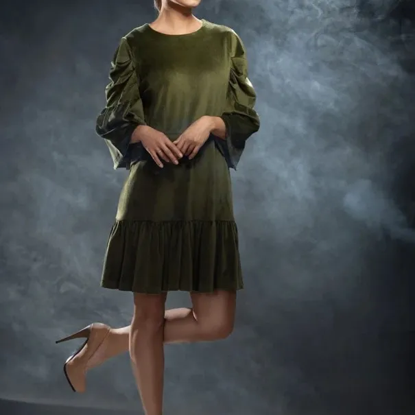 Robe Tresors de mimi  ROBE LYRA VERTE - Tresors de mimi