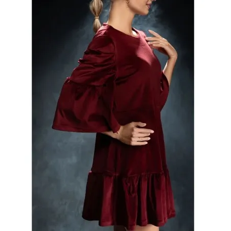Robe Tresors de mimi  ROBE LYRA BORDEAUX - Tresors de mimi