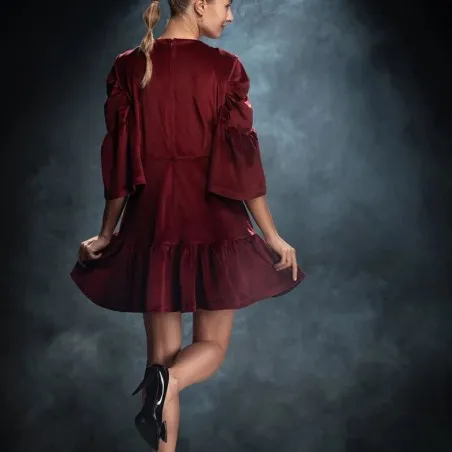 Robe Tresors de mimi  ROBE LYRA BORDEAUX - Tresors de mimi