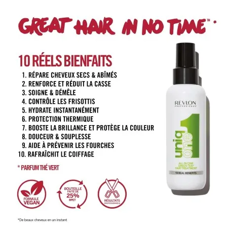 REVLON – UniqOne All In One Green Tea Hair Treatment - REVLON