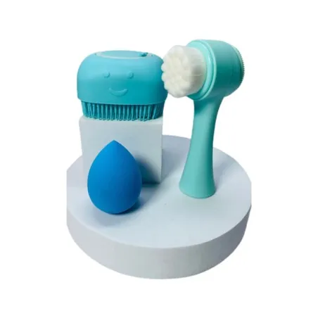 Nest – Pack Brosse de Visage & Brosse de Bain en Silicone & Eponge - NEST