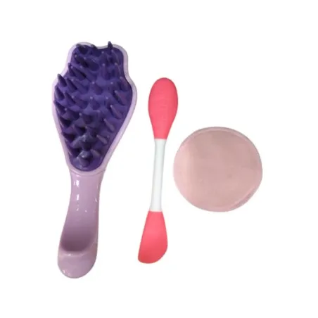 Nest – Pack De Beauté 3 en 1 Brosse Massante et Applicateur et Éponge Démaquillante - NEST